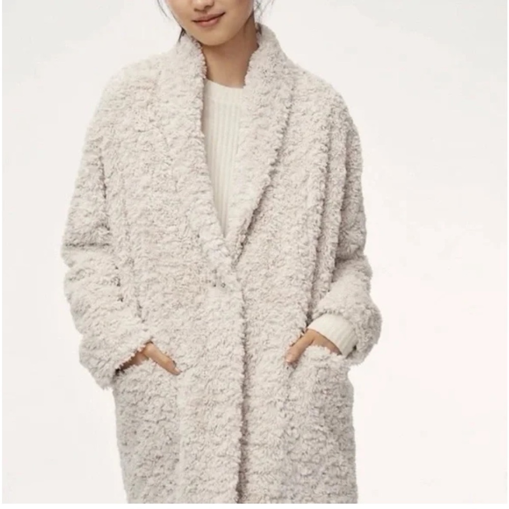 Wilfred free Cream Teddy Jacket size small
